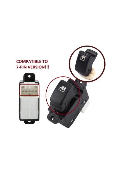 7 Pinli Cam Açma Düğme Kapağı Hyundai Accent Era 2006-2012 İçin