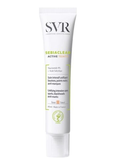 SVR Sebiaclear Active Teinte Akneye Eğilimli Karma ve Yağlı Ciltler için Bakım Kremi 40 ML