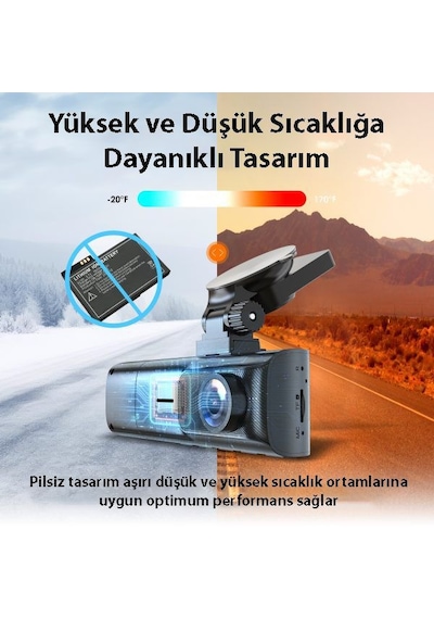 Rexıng R316 4k Gps Wı-fı Arac Kamerası + 64gb Sd