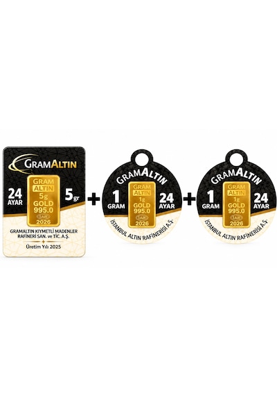 7 Gram 24 Ayar Altın