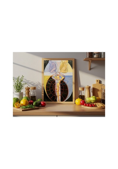 Hilma Af Klint Us Serisi No.1 Çerçevesiz Poster 30x42 Cm A3 Tablo Soyut Sanat Duvar Dekoru