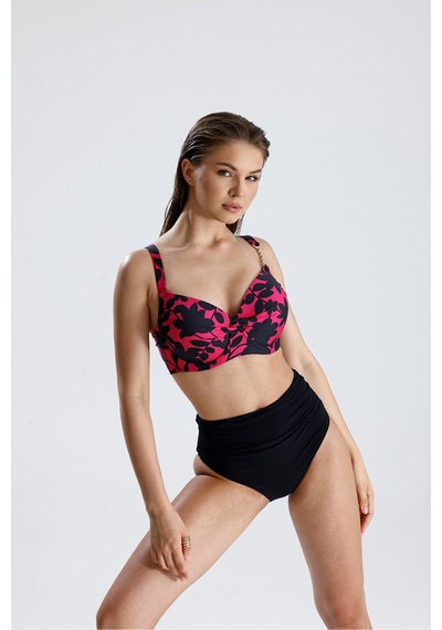 Magic Form Süngerli Toparlayıcı Bikini Üst Fuşya Mix - 728496473 Fuşya Mix