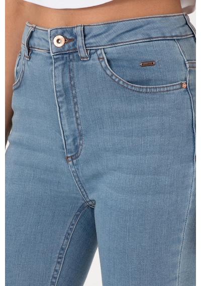 U.S. Polo Assn. Kadın Açık Mavi Skinny High Waist Fit Jean Pantolon 50297532-DN0013