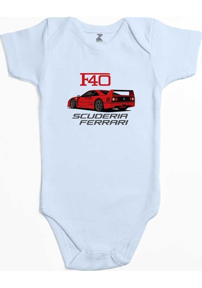 Zepplin Giyim Ferrari F40 Pembe Bebek Body Zıbın