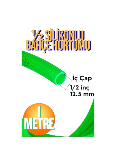 1/2 Silikonlu Bahçe Çeşme Sulama Hortumu 1 Metre Araç Yıkama Hortumu Örgülü Esnek Katlanmaz Aşınmaz Musluk Bağlantılı Oto Yıkama Balkon Park Çim Sürgülü Bahçe Tipi Su Hortumu Seti Dayanıklı