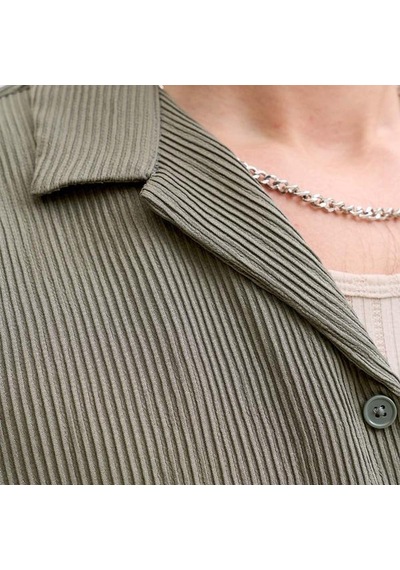Jack & Jones Jack&jones Harrison Resort Erkek Haki Gömlek Haki