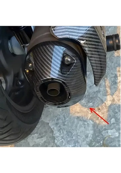 Pcx 125 Egzoz Ucu Kapağı Karbon Filtre