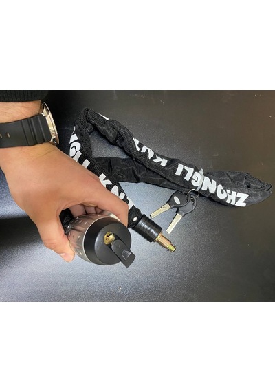 Zhongli Elektrikli Scooter Bisiklet Motosiklet Zincir Kilit 1.5m