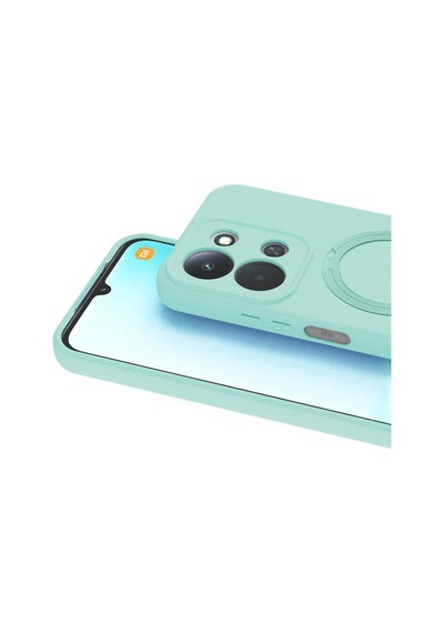 Redmi 15c 4g Regal Magsafe Standlı Kapak - Su Yeşili