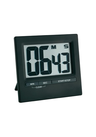 Dostmann Elektronik Zamanlayıcı, Siyah, L 84 X B 16 40 X H 77 Mm