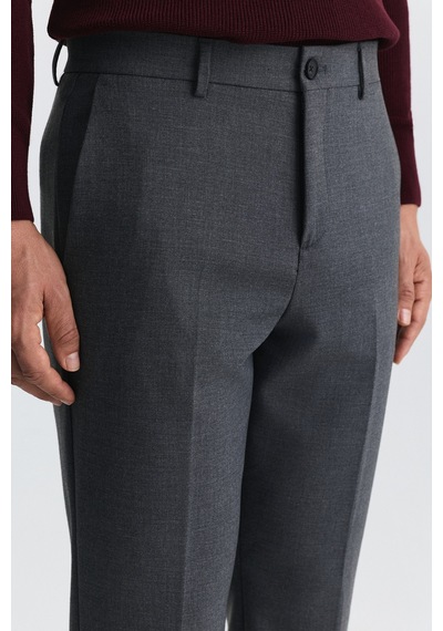Antioch Comfort Slim Fit Pantolon Antrasit