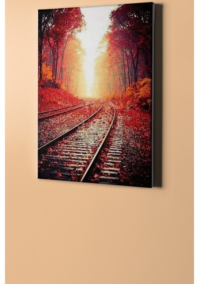 Webstyle Sayılarla Boyama Seti Kasnaklı Sonbaharda Yolculuk 60 X 75 Cm