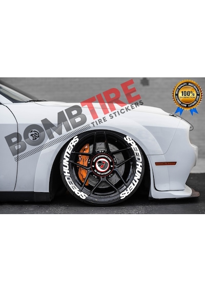Speedhunter 3D Lastik Yazısı 2.5 Cm Kauçuk Motor Ve Araçlar Için Lastik Sticker
