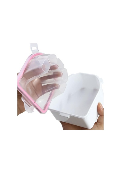 Plastik Manikür El Banyosu - Çift Katlı Kütikül Yumuşatma Ve Tırnak Bakım Kabı 12cm