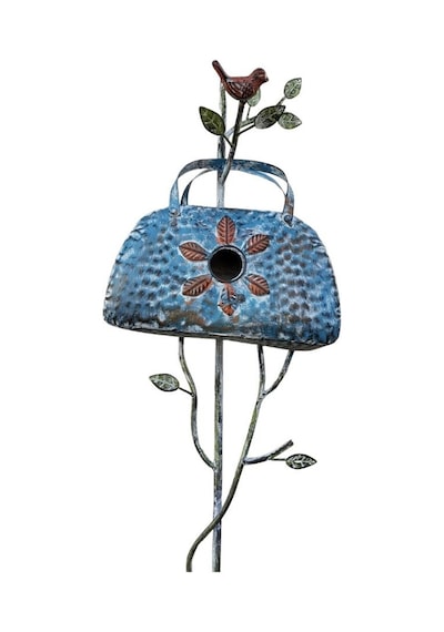 T.concept Dekoratif, Desenli Mavi Kuş Yuvası 158 Cm