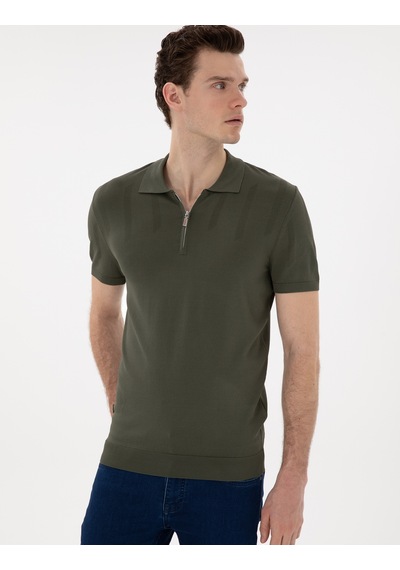 Pierre Cardin Erkek Haki Kazak /triko 50305984-vr027 Haki