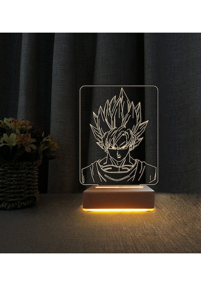 Dragon Ball- Goku Lamba 3d Led Masa Lambası