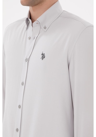 U.s. Polo Assn. Erkek Açık Gri Gömlek Basic 50306338-vr001 Acık Grı Açık Gri U.s. Polo Assn. Erkek Açık Gri Gömlek Basic 50306338-vr001 Acık Grı Açık Gri