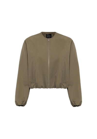 Antioch Crop Kadın Bomber Mont Haki