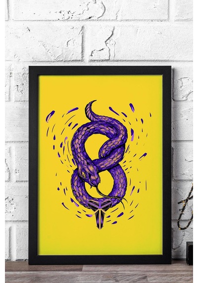 Kobe Bryant Çerçeveli Tablo - Basketbol Nba Posteri Tablo