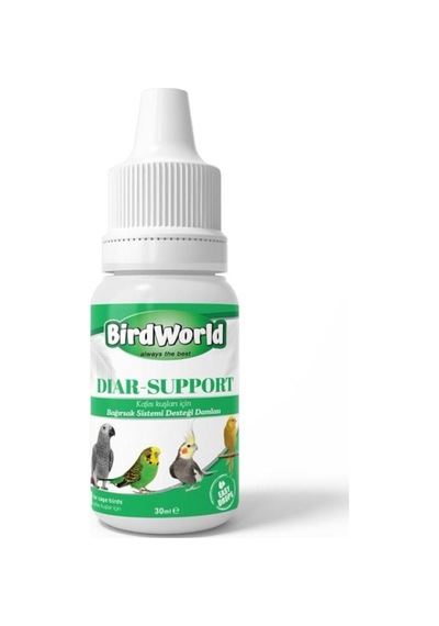 Birdworld Diar-support Kuşlar İçin Sindirim Destekleyici Damla 30 Ml