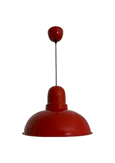 Rsylight Retro Dekoratif Tekli Kırmızı Rustik Metal Sarkıt Avize 33 Cm Beyaz