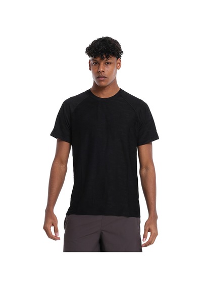 Sportive Atami Erkek Siyah Günlük Stil T-shirt 25ye009-syh Siyah