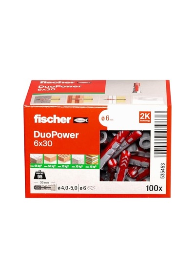 Duopower 6x30 Dübel 100 Adet Diğer