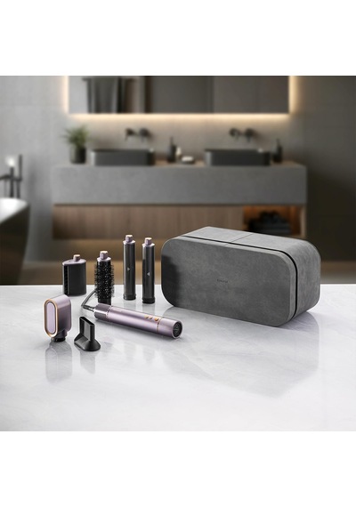Tr Hairmony 4606h Plus Saç Kurutma Ve Şekillendirme Set Su Mor, Deri Kutulu
