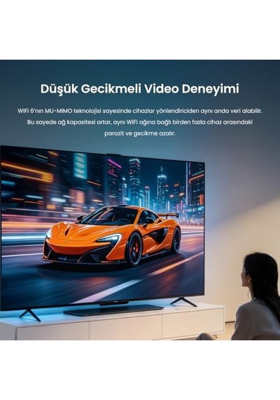 300mbps Wifi 6 Çift Bant Kablosuz Alıcı Verici Nano Usb Adaptör