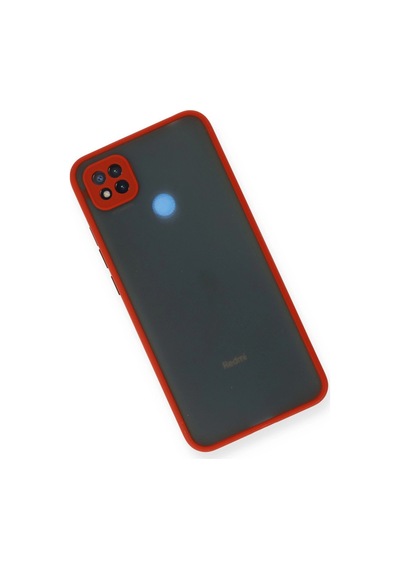 Xiaomi Redmi 9c Kılıf Montreal Silikon Kapak - Kırmızı -
