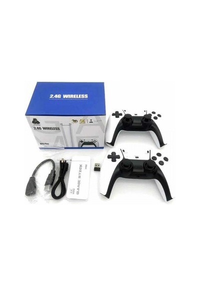 3d 4k Hd 2.4g Kablosuz Çift Kollu Game Stick Retro Oyun Konsolu