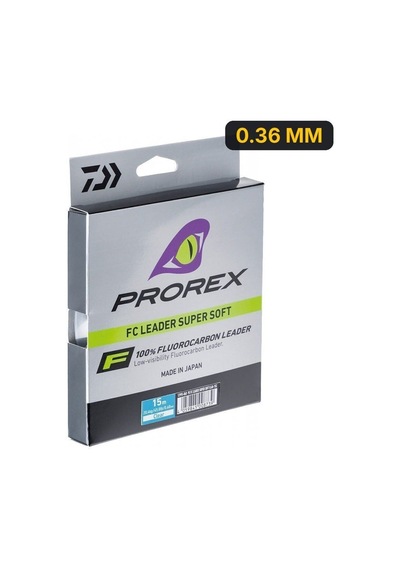 Daiwa Prorex Fc Leader Super Soft Fluorocarbon Misina 0,36mm
