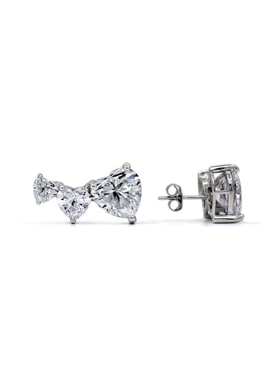 Üç Kalpli İthal Gümüş Küpe-774 Silver