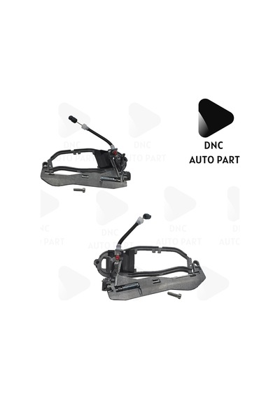 BMW X5 Serisi E53 için Dış Kapı Kolu Metal Taşıyıcı Sağ-Sol Set