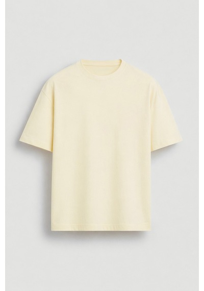 Antioch Pamuklu Erkek T-shirt Sarı