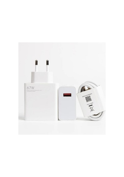 Type-c 67w Watt Turbo Hızlı Şarj Aleti Adaptörü Kablo Set Samsung Xiaomi Uyumlu Beyaz - 519914861