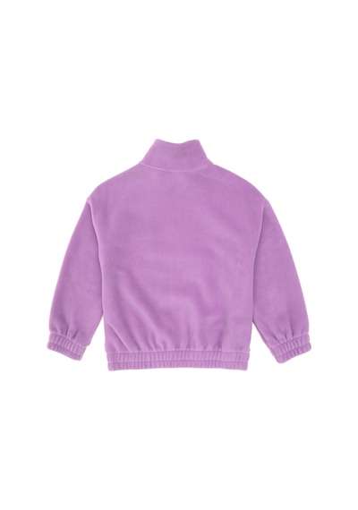 U.S. Polo Assn. Kız Çocuk Lila Fermuarlı Polar Sweatshirt 50318001-VR034