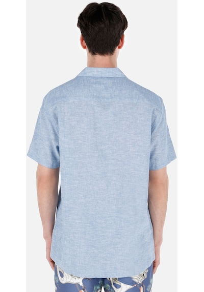 Colin's Colins Normal Kesim Shirt Yaka Cepli Mavi Erkek Kısa Kol Gömlek Cl1068758 Cl1068758 Q1.v1 Ble Mavi