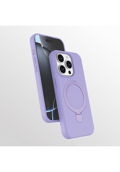 Nihcase Apple Uyumlu iPhone 13 Pro Max Kılıf Manyetik Şarj Özellikli Yüzüklü Standlı Samara Kapak