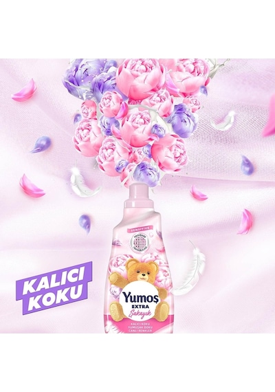 Yumoş Extra Konsantre Çamaşır Yumuşatıcısı Şakayık 3 x 1440 ML