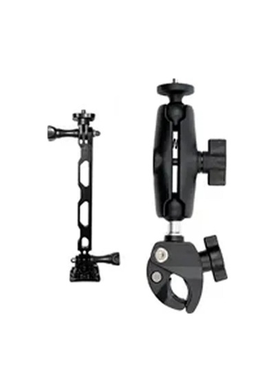 Oem Marka Pt01 Insta360 Ve Aksiyon Kameralar İçin Motosiklet Montaj Kiti Siyah