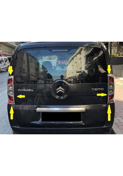 Db Chrome Citroen Nemo Stop Çerçevesi 2008 Sonrası 2 Parça Abs  Kr