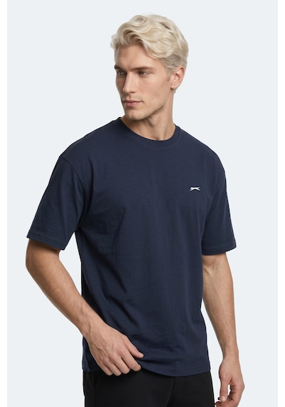 Slazenger Keane Erkek Oversıze Lacivert Tişört