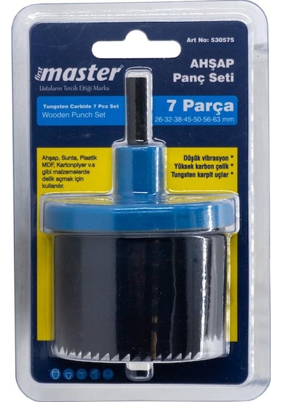 Master 530575 Ahşap Delme Panç Seti 7 Parça