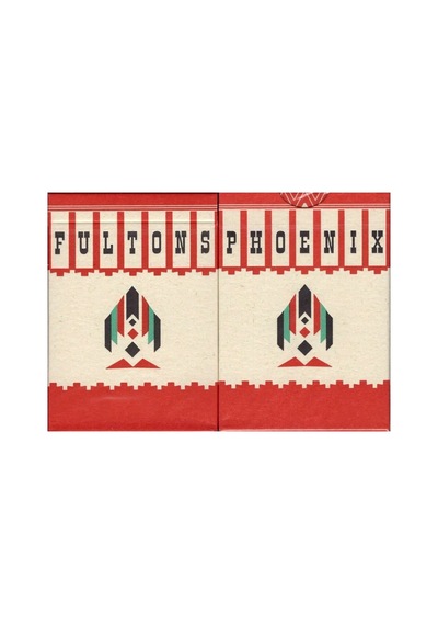 Ace Fulton's Phoenix Casino Red Oyun Kağıdı Limited Edition Koleksiyonluk İskambil Kartları Destesi