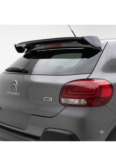 Citroen C3 2017-2024 Üniversal Spoiler Boyasız Plastik