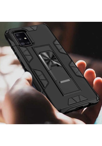 Samsung Uyumlu Galaxy A71 Kılıf Zore Volve Kapak Lacivert