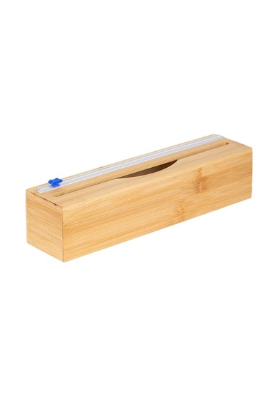 Pbt-588 Bambu Tek Bölmeli Streç Folyo Kesme Kutusu 33x8x7,5cm