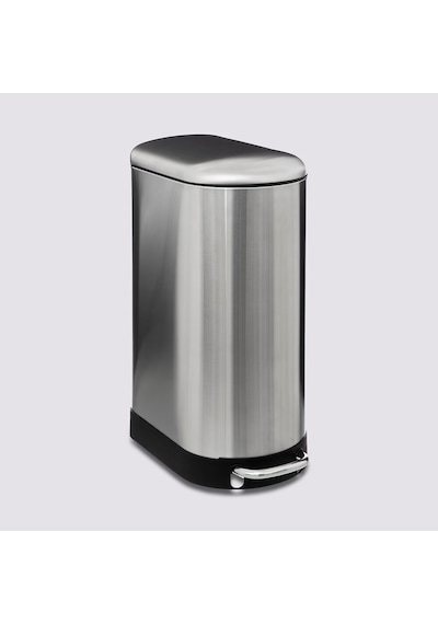 Ariane 30 L Slim Metal Pedallı Çöp Kovası - Soft Close, İç Kovalı, Dar Alan Uyumlu